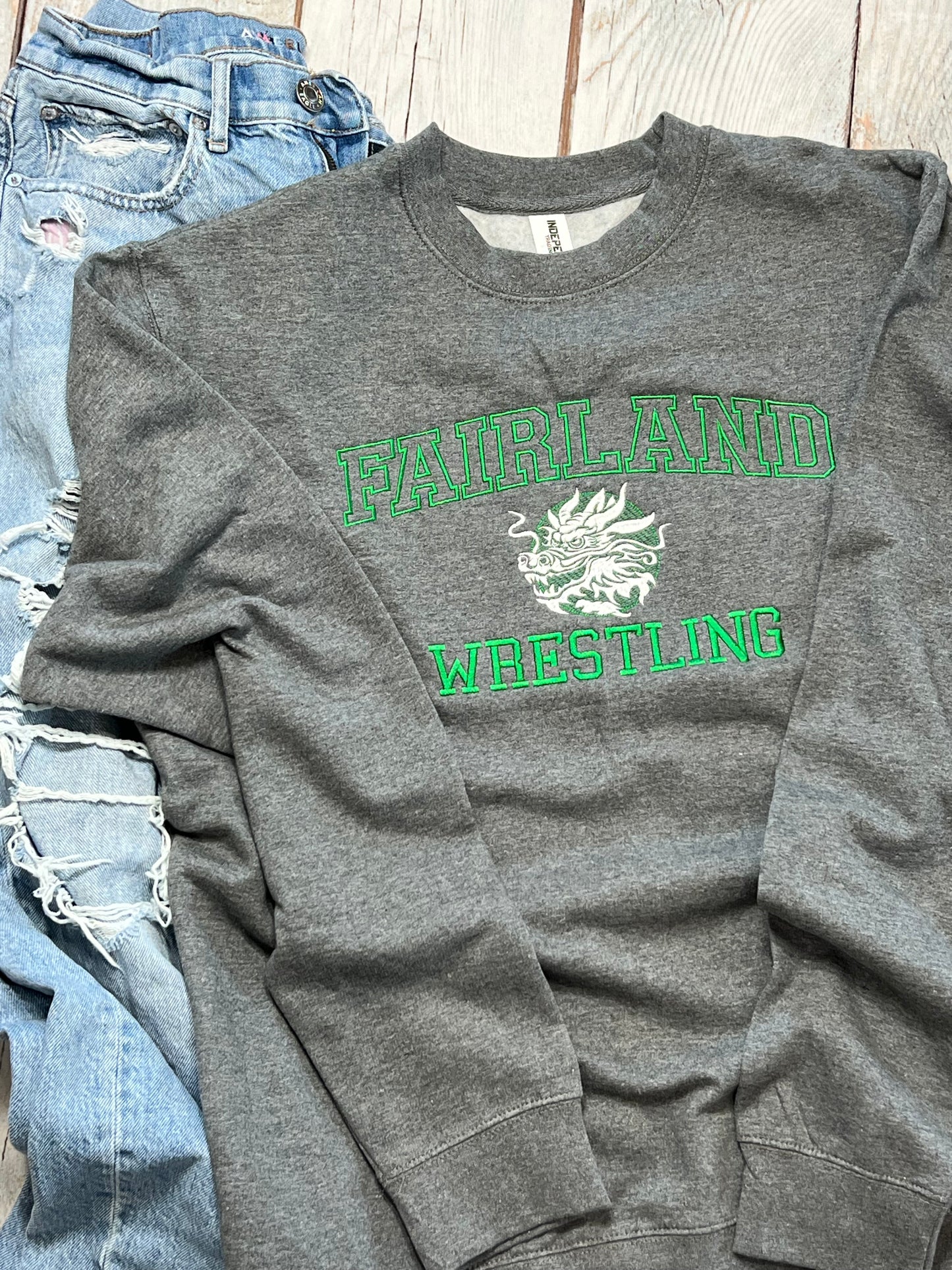 Custom Sports Embroidered Sweatshirt