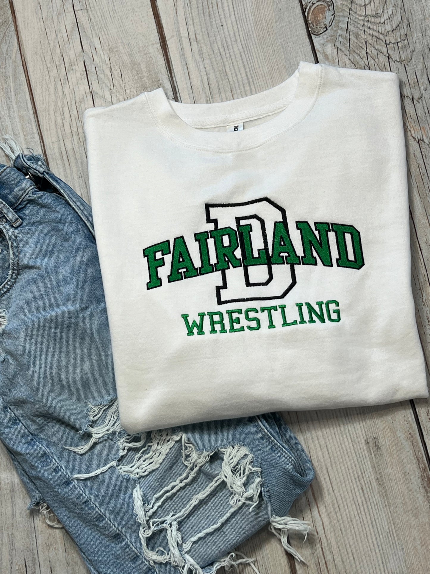 Custom Sports Embroidered Sweatshirt